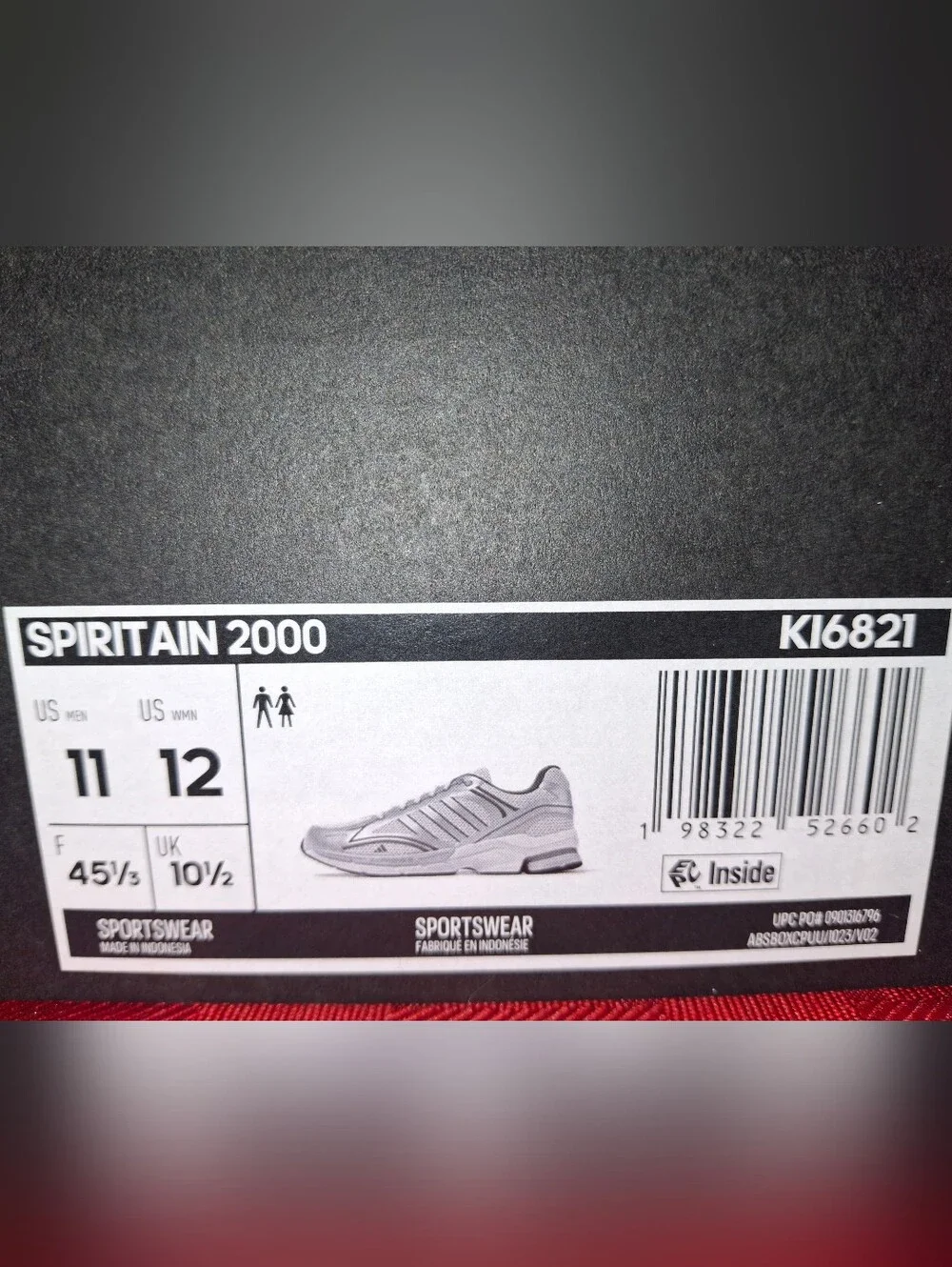 NIB Adidas Spiritain 2000 